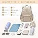 GOLF SUPAGS 10L Mini Backpack Lightweight Nylon Daypack for Women, Small City Pack, Versatile Ladies Backpack for Shopping & Travel, Apricot