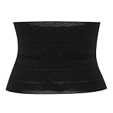 Banda abdominal posparto en 3 tamaños, altamente elástica, transpirable, para entrenamiento postparto para mujeres para apoyo de maternidad, reafirma la piel suelta (negroM)
