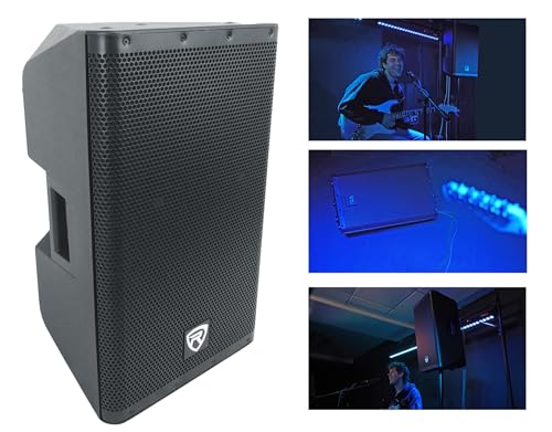 Rockville DX12 12 Inch Active Speakers with 2-Channel Mixer 2 Pack Review - Image 2