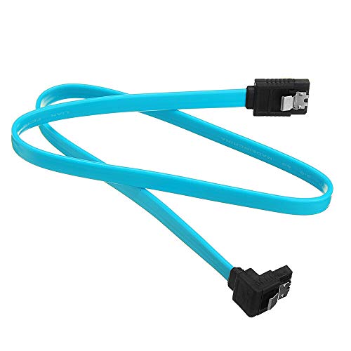 Cable SATA 3.0 6GB/s 5 piezas ángulo 90 grados 18 pulgadas miniatura 3