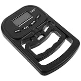 HONITANO Dinamómetro Digital Recargable de Mano 180 Kg con Pantalla LCD, Medidor Portátil de Fuerza de Agarre para Entrenamiento y Rehabilitación en Fitness y Deportes