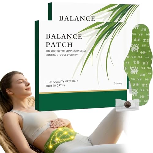 OFOBES Japanese Herbal Balance Patch Comfort Design Gentle Formula Patch Plant Based Ingredients Comfortable Adhesive Easy Topical Use (2PCS)