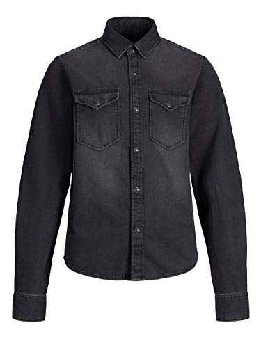 Jack & Jones Junior Jungen 12148417 vêtements lifestyle, Black Denim, 176 EU