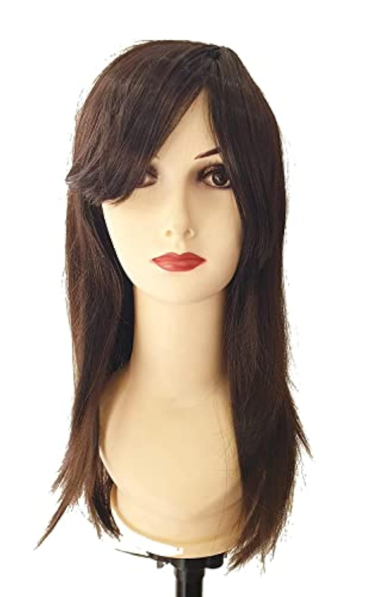 Women's Full Head Front Free Part Styling Hair Wig, 24 Inch