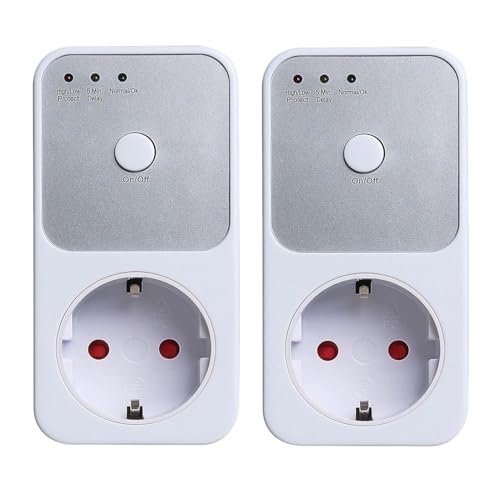 Regleta de protección contra sobretensiones para proteger tu nevera y electrodomésticos (2 uds)