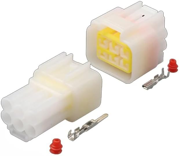 1 Set 6 Pin Furukawa Waterproof Electrical Connector Automotive Cable Male Female Plug FW-C-6M-B FW-C-6F-B DJ7061Y-2.3-21(Follow me cheaper-01,5 Sets)