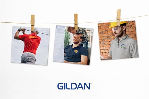 Gildan Custom Polo Shirts - Polo personalizado de manga corta para golf unisex adulto - Agrega tu imagen, texto o foto miniatura 5