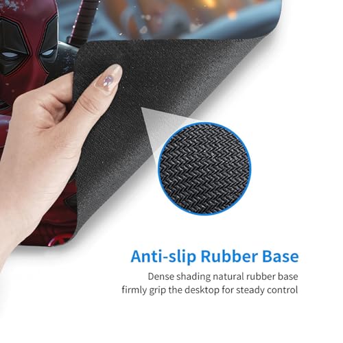 Image of BESTOR Gaming Mousepad with Precise Cut Edges Waterproof Surface & Non-Slip Rubber Base Gaming Mouse Mat for Laptop (60cm x 28cm)