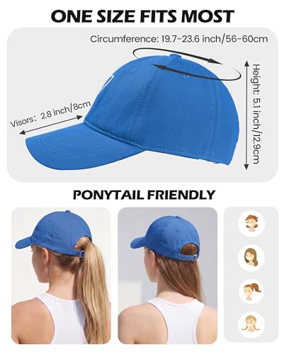 Image of American Trends Womens Baseball Caps Cute Heart Dad Hat, Adjustable Cotton Unisex Cap for Workout, Golf & Everyday Wear