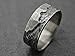 Custom carved silver mountain ring, man wedding band silver mountain range ring, personalized gift for men, handmade ring for women