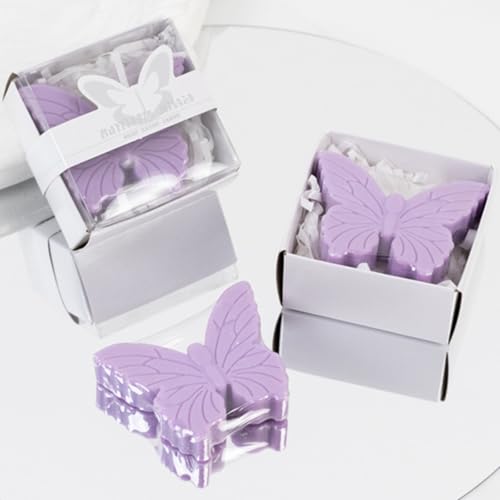 MyGift Natural Lavender Soap Favors - 12 Pack