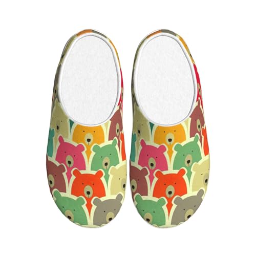 Pantoufles d'hiver peluche EdWal chaussons chauds et antidérapants taille 39