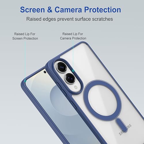 Image of Zapcase Back Case Cover for Samsung Galaxy S25 Edge | Compatible for Samsung Galaxy S25 Edge Back Cover | Scratch-Resistant | Navy Blue
