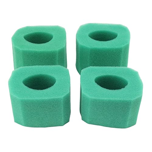 Miskall Pool Replacement Filter Sponge, 4pcs Pool Filter Cartridge Sponge Reusable Durable Practical Filter Foam for Pool Pump