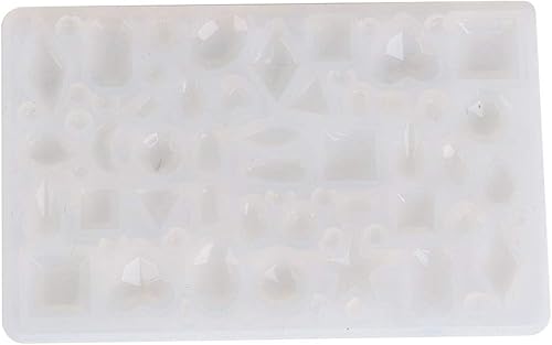 Molde de silicona para hacer resina de bricolaje, decoración pequeña, colgante de joyería, accesorio de resina para bricolaje (molde de gemas