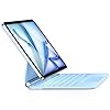 Funda de teclado para iPad Air de 13 pulgadas (M3 2025/M2, 2024), iPad Pro de 12.9 pulgadas (3/4/5/6ª generación), magnética de estilo mágico, soporte flotante en voladizo, funda de teclado