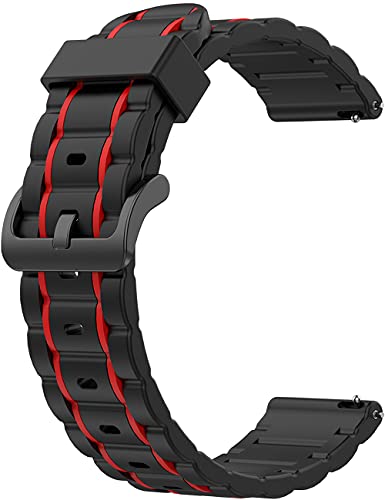BarRan 22mm Compatível com Polar grit x Strap, Silicone Esporte Pulseira para Vantage M / M2, Letsfi