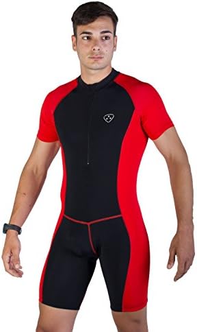 DHERA Cycling padded Skinsuit one piece compression suit for cyclists Sports