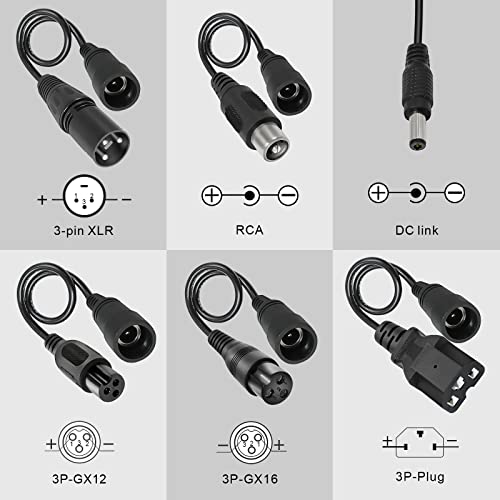 UURRPP 54.6V 2A Li-ion Ladegerät Mehrere Stecker Für Elektrofahrrad Roller E-Bike Boot Motorrad Akku Ladegerät 13S 48V, Grünes