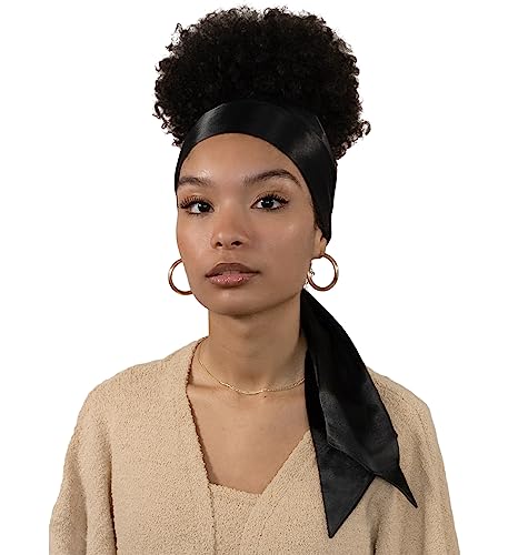 Oliva Sylx Edge Wrap & Edge Scarf for Women - Satin Edge Laying Scarf for Wigs, Natural & Curly Hair - Soft & Stylish