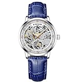 Wasserdichte mechanische Uhr: Eine Uhr mit wasserdichter Funktion. Spritzwasser, Regenwasser, Kaltbad, Schwimmen, können die wasserdichten Bedürfnisse des täglichen Lebens erfüllen. HINWEIS: Drücken Sie keine Tasten im Wasser und tragen Sie diese Uhr bei längeren Unterwasseraktivitäten nicht (z. B. Tauchen, ECT).