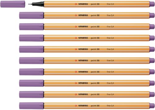 STABILO - Fineliner - point 88-10er Pack - grauviolett