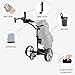 Cart-Tek Electric Golf Push Cart with Remote Control, Rugged Steel Frame, Dual Quiet Motors, 10.4 AH Lithium-Ion Battery, Easy to Use Electric Golf Cart The Yellowstone
