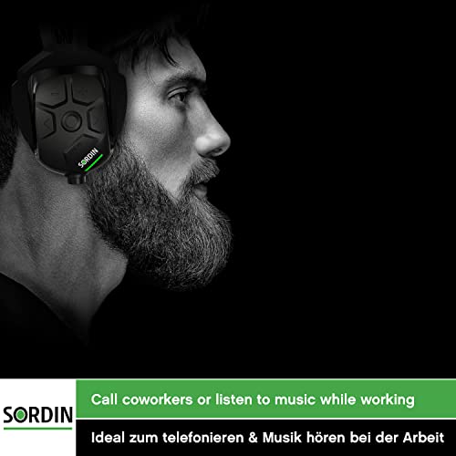 Sordin Gehörschutz Sharp Kapsel-Gehörschutz mit Bluetooth und FM-Radio