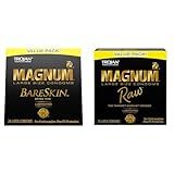 TROJAN Magnum BareSkin and Raw Large Condoms, 24 Count Value Packs (2 Items)
