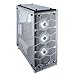 Corsair Crystal 570X RGB Mid-Tower Case, 3 RGB Fans, Tempered Glass - White