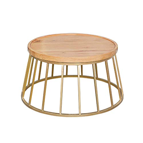 Carl Artbay Home&Selected Furniture/Round Solid Wood End Table Coffee