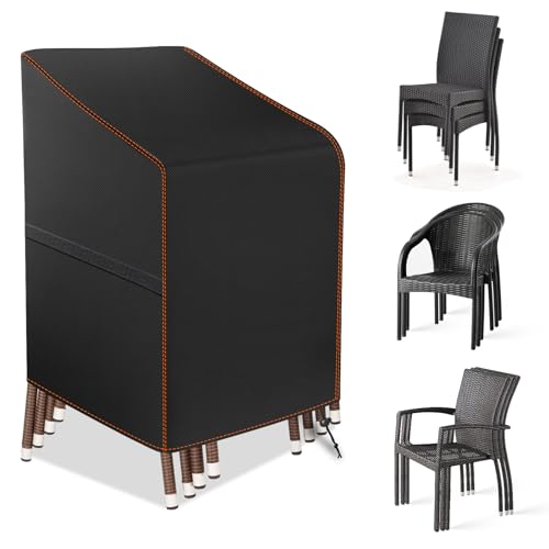 Gartenstuhl Abdeckung 114x85x65 Cm - Wasserdichtes Oxford Gewebe Für Balkonstühle Und Lounge-Sessel