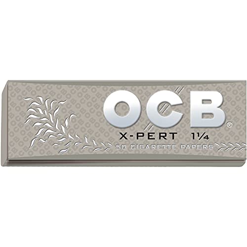 Ocb X-Pert Cigarette Rolling Papers ~ 1 1/4~4 Pack ~ Includes American Rolling Club Tube #TOP1
