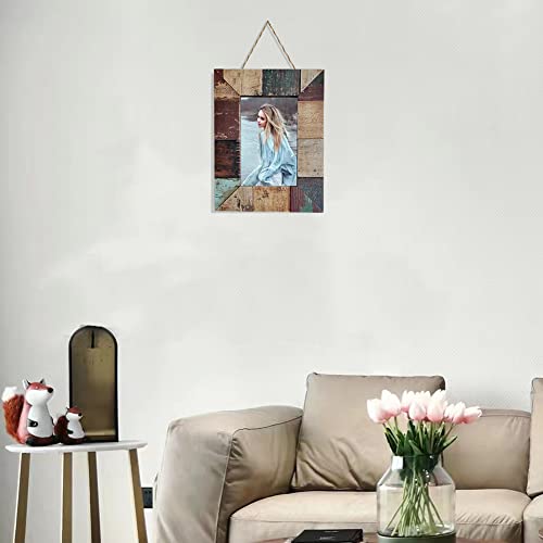 Handmade Vintage Solid Wood Picture Frame 4X6, Distressed Photo Frame Handmade For Tabletop And Wall Rustic Decor #TOP2