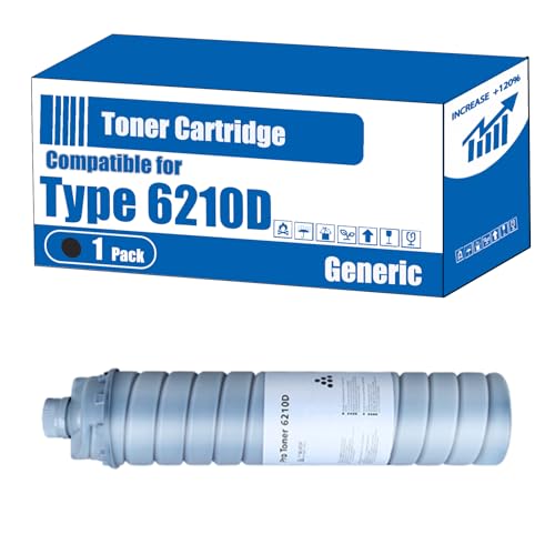 Image of TOEPPEX Compatible for Ricoh Type 6210D Toner Cartridge Aficio MP7500 MP8000 SP9100DN SP 9100DN Printers, High Yield 55000 Pages, Accurate Imaging Rich Colors (1 Pack Black)