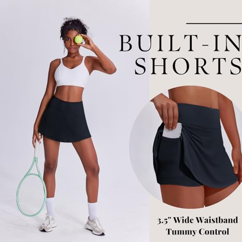 PINSPARK Womens Tennis Skirt