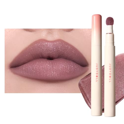 JUDYDOLL Cushion Matte Lip Cream Hydrating Matte Lipstick with Tripeptide & Squalane Lip Line Blurring Velvet Lip Mud Smudge-Proof Long-Lasting Non-craked (G204 Taro Haze)