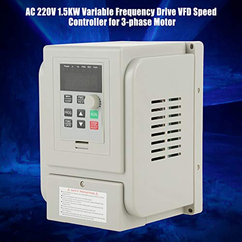 VFD Adjustable-Frequency Drive AC 220V 1.5KW Variable Frequency Drive VFD Speed Controller for 3-phase Motor - Thumbnail 2
