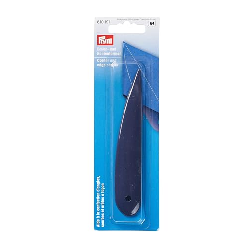 Prym 610191 Ecken- und Kantenformer, 12,5 cm – Violett – Kunststoff-Werkzeug zum Ausformen von Ecken, Kanten & Rundungen – Ideal für Filz, Stoff & Papier