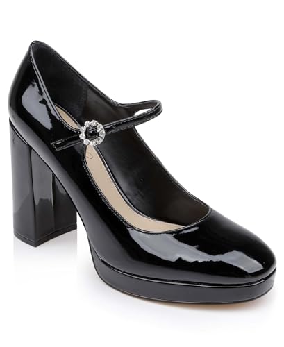 Jewel Badgley Mischka Trisha Mary Jane Platform Pumps in Patent Leather