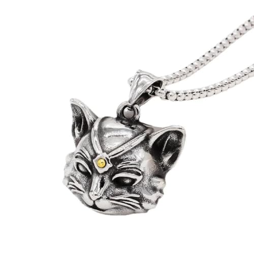 Collier pendentif vintage pour chats et bijoux accessoires hommes