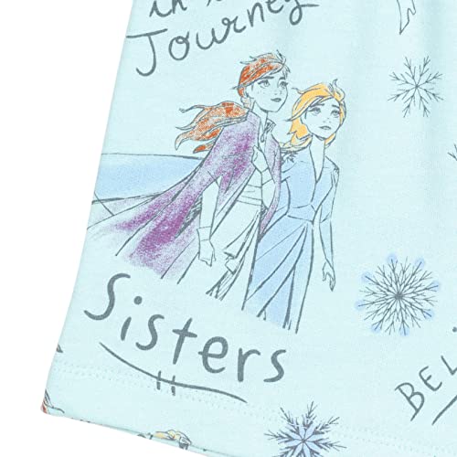 Disney Frozen Elsa Princess Anna Olaf Toddler Girls Sleeveless Romper Blue 4T - image 5