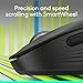 Logitech Wireless Mouse Signature M650 - Small to Medium Sized Hands, Right Handed, 2-Year Battery, Silent Clicks, Customizable Buttons, Bluetooth, PC/Mac?Chromebook - Black