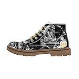 Botas de tobillo para mujer, diseño de calavera de todas las estaciones, de la marca FIRST DANCE, estilo7, 8 M US