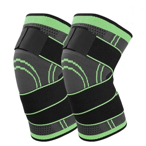 Kit Par 02 Joelheira Compressão Ajustável Ortopédica Elástica Alí...