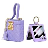 Samsung Flip mini téléphone de protection petit sac, léger et pratique, très approprié pour les loisirs, les voyages, les réunions d’amis, les achats, etc., mettant en évidence le beau soleil est différent de vous.