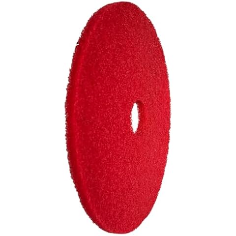 SUNMAX 22" White Burnishing Pad (Pack of 5) (Red) Cover