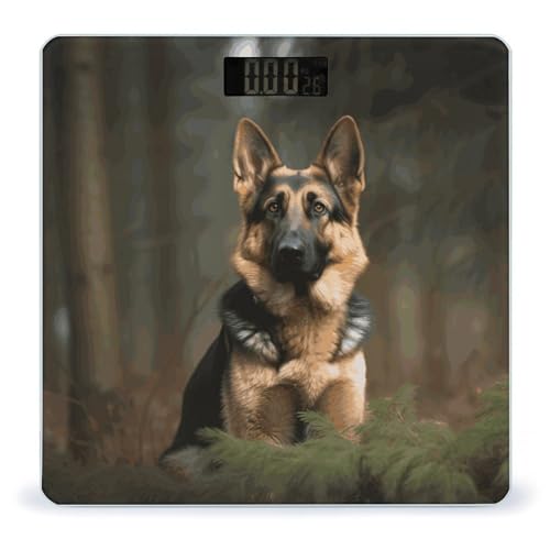 Báscula digital para baño con vidrio templado y pantalla LCD miniatura 1