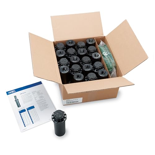 Orbit Voyager II Rotor Sprinkler Head Gear Driven, Adjustable 40-360 Degree Circle, 4 Inch Pop-Up Lawn Sprayer Irrigation System - 25 to 50 Feet Water Spray Distance (KIT)