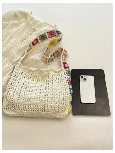 Bolsa Tote de Crochet para Mujer miniatura 3